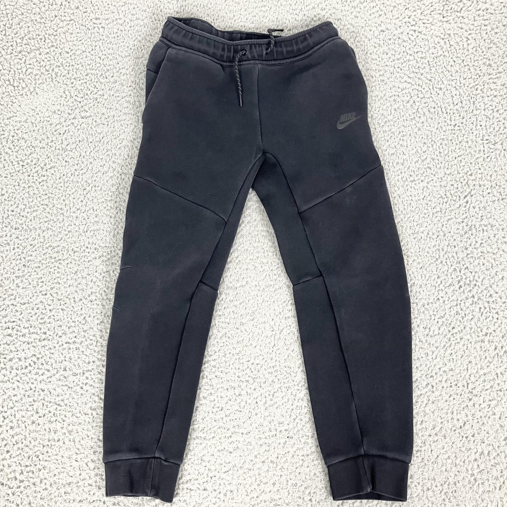 Nike Tech Fleece Jogger Pants Large Black Tapered Sweatpants HV5869-010